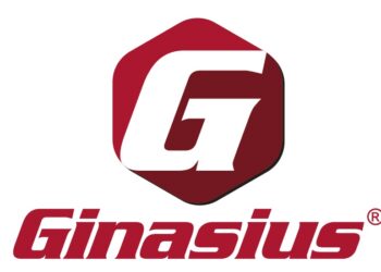 Ginasius - Logótipo completo com símbolo